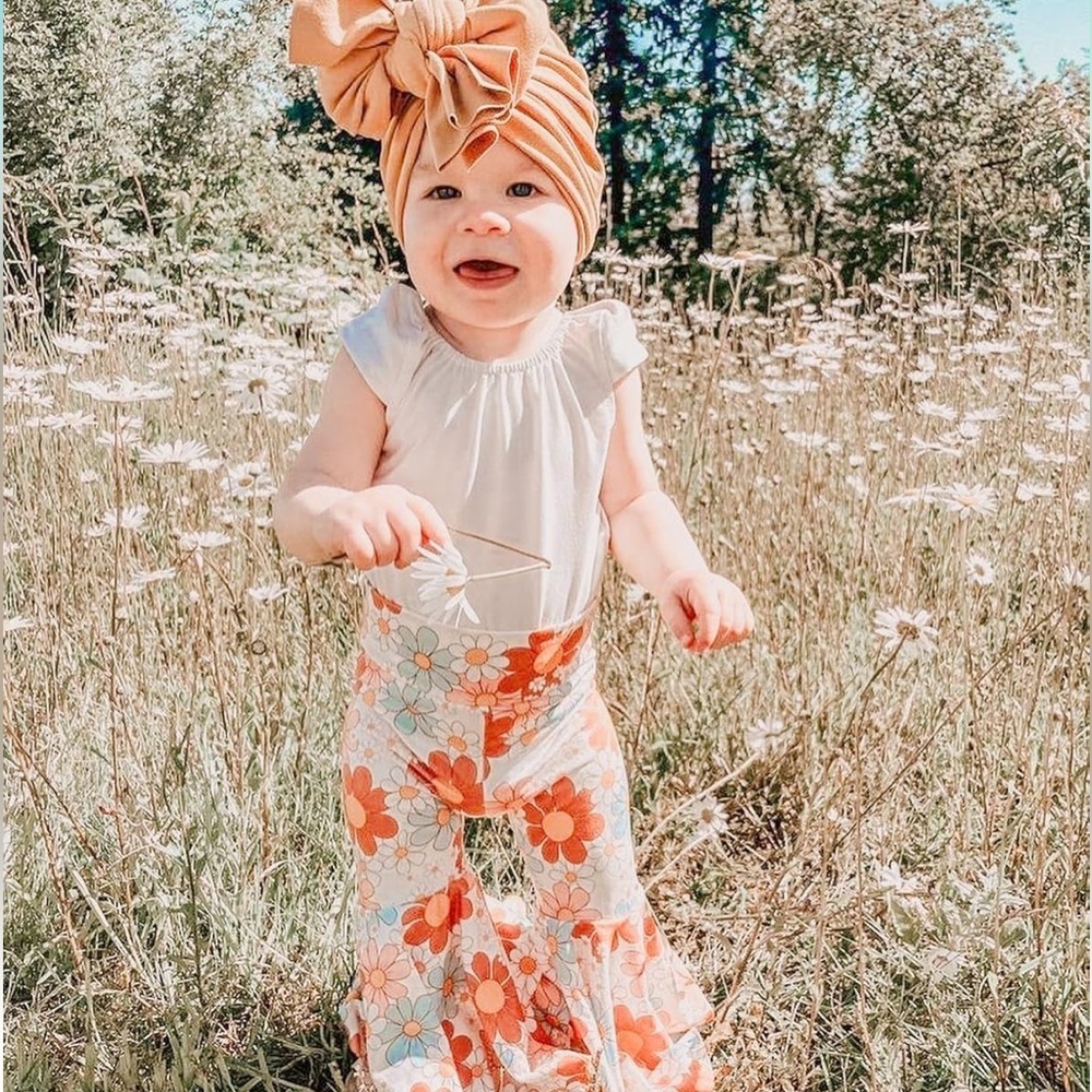 Boho Floral Flared Pant 🌼